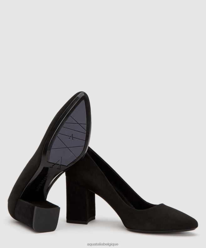 chaussures Aquatalia pivoine noir femmes 62Z0T152