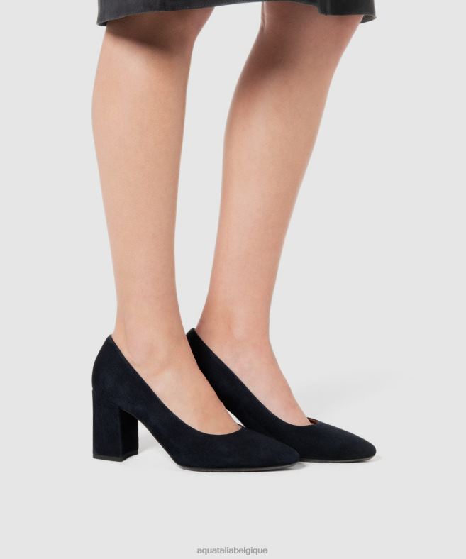 chaussures Aquatalia pivoine noir femmes 62Z0T152