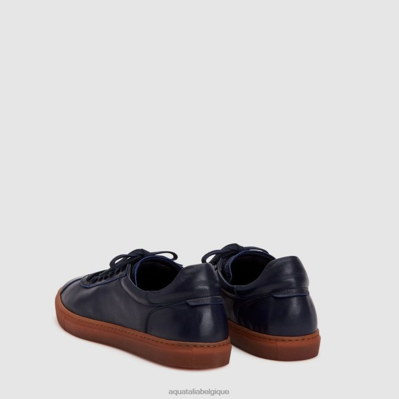 chaussures Aquatalia Scott bleu marine clair Hommes 62Z0T249