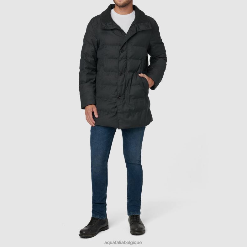 vêtements Aquatalia Barcelone gris foncé Hommes 62Z0T296