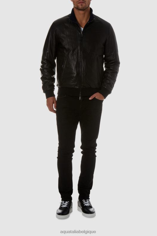 vêtements Aquatalia kévin noir Hommes 62Z0T304