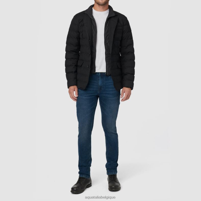vêtements Aquatalia siviglia noir Hommes 62Z0T314