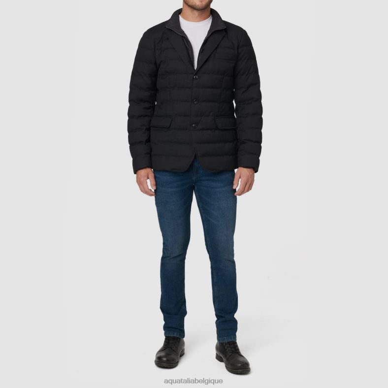 vêtements Aquatalia siviglia noir Hommes 62Z0T314