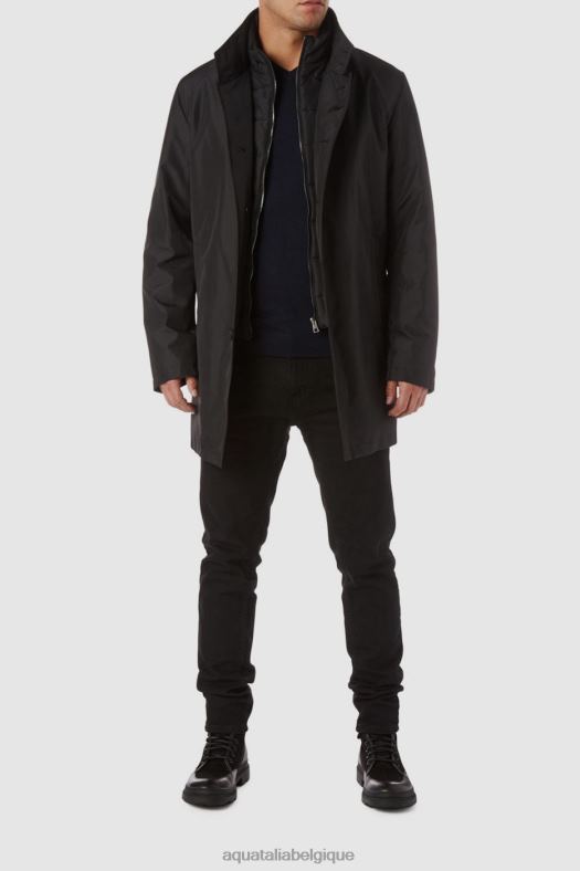 vêtements Aquatalia teramo noir Hommes 62Z0T318