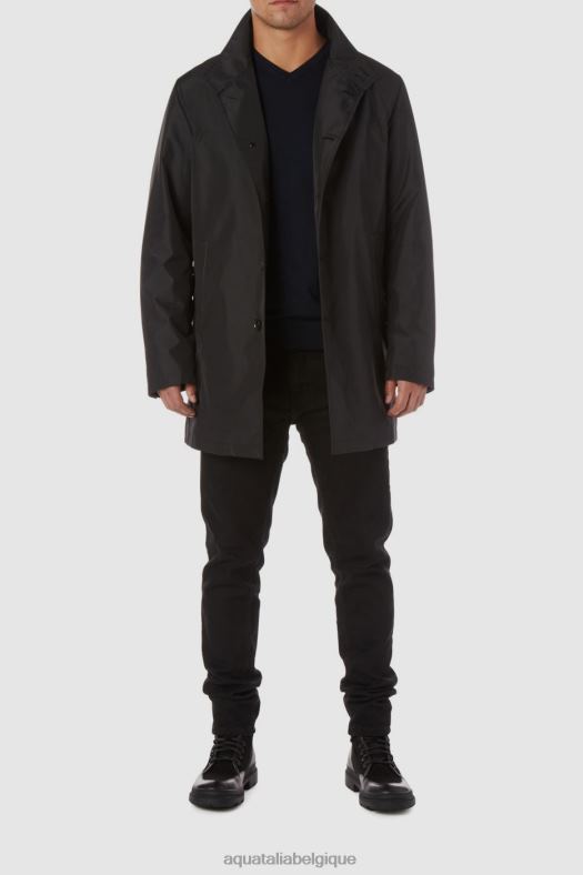 vêtements Aquatalia teramo noir Hommes 62Z0T318