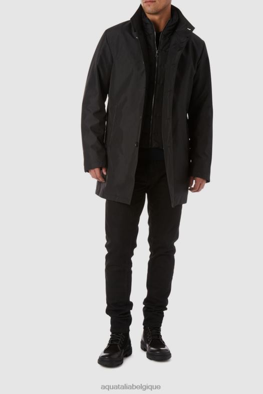 vêtements Aquatalia teramo noir Hommes 62Z0T318
