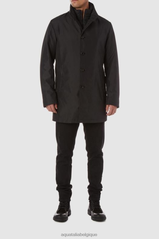 vêtements Aquatalia teramo noir Hommes 62Z0T318