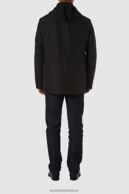 vêtements Aquatalia viens noir Hommes 62Z0T298